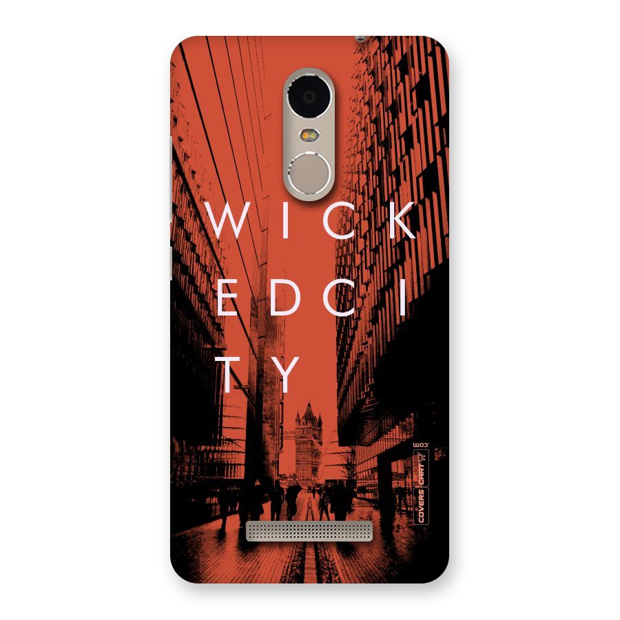 Wicked City Back Case for Xiaomi Redmi Note 3