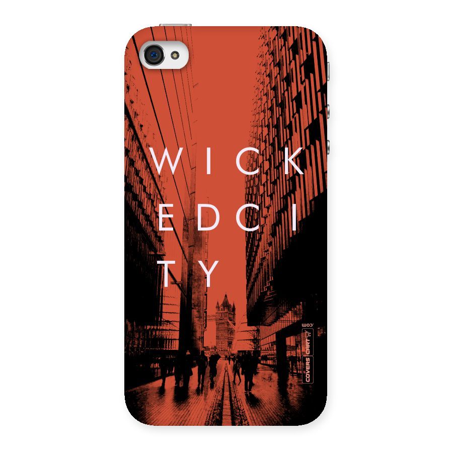 Wicked City Back Case for iPhone 4 4s