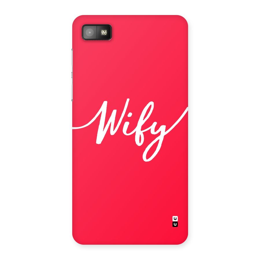 Wify Back Case for Blackberry Z10