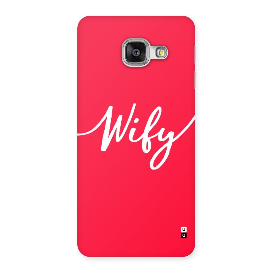 Wify Back Case for Galaxy A3 2016