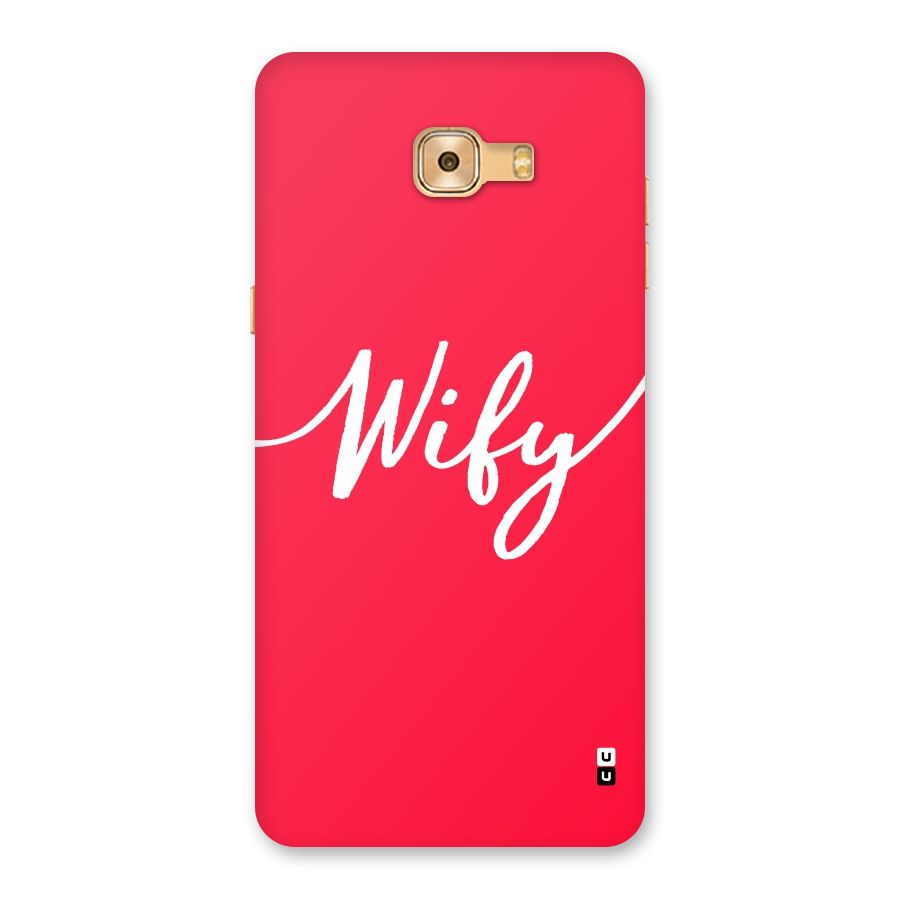 Wify Back Case for Galaxy C9 Pro
