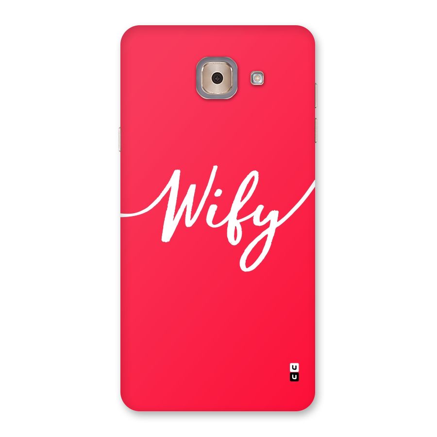 Wify Back Case for Galaxy J7 Max