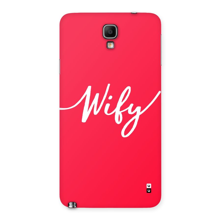 Wify Back Case for Galaxy Note 3 Neo