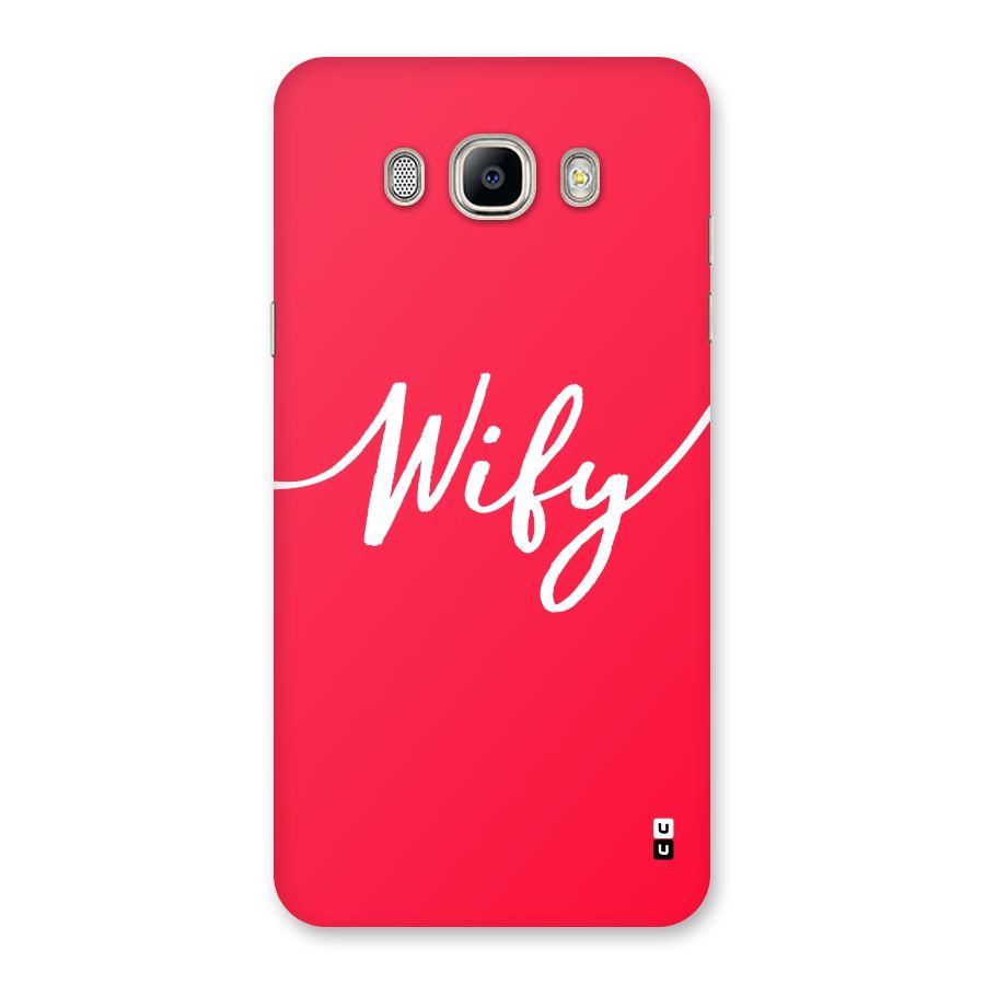Wify Back Case for Galaxy On8