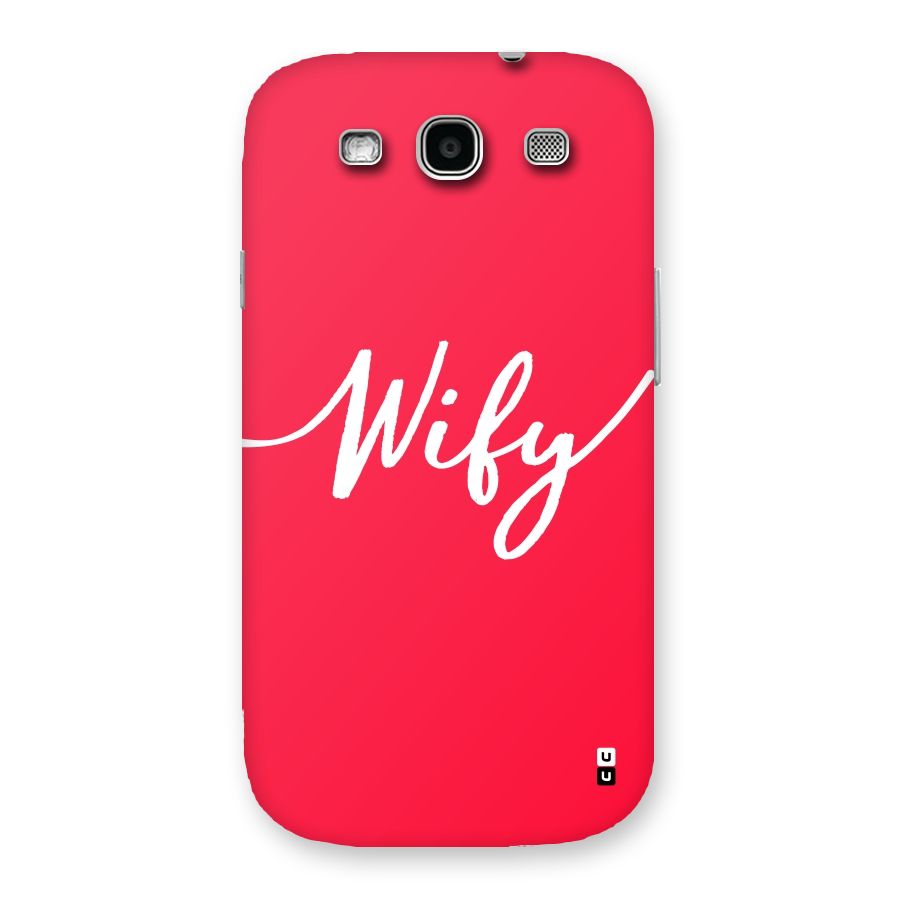 Wify Back Case for Galaxy S3