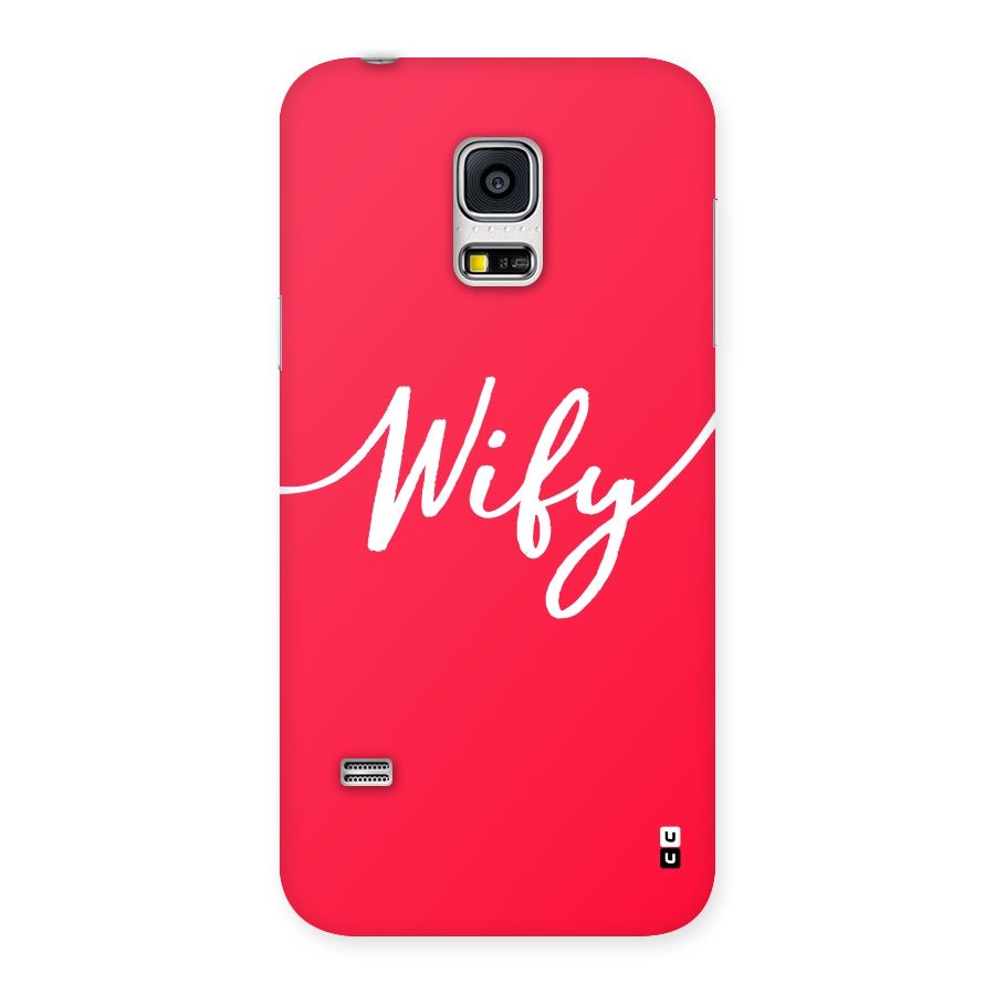 Wify Back Case for Galaxy S5 Mini