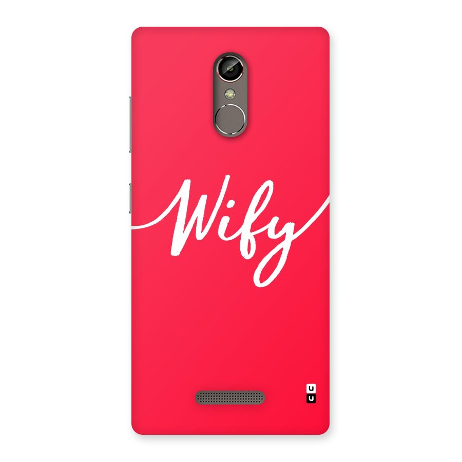 Wify Back Case for Gionee S6s