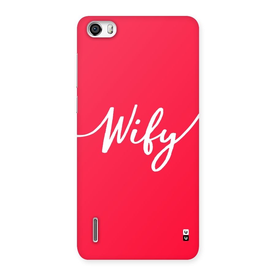 Wify Back Case for Honor 6