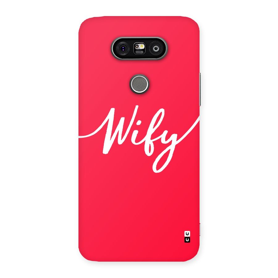 Wify Back Case for LG G5
