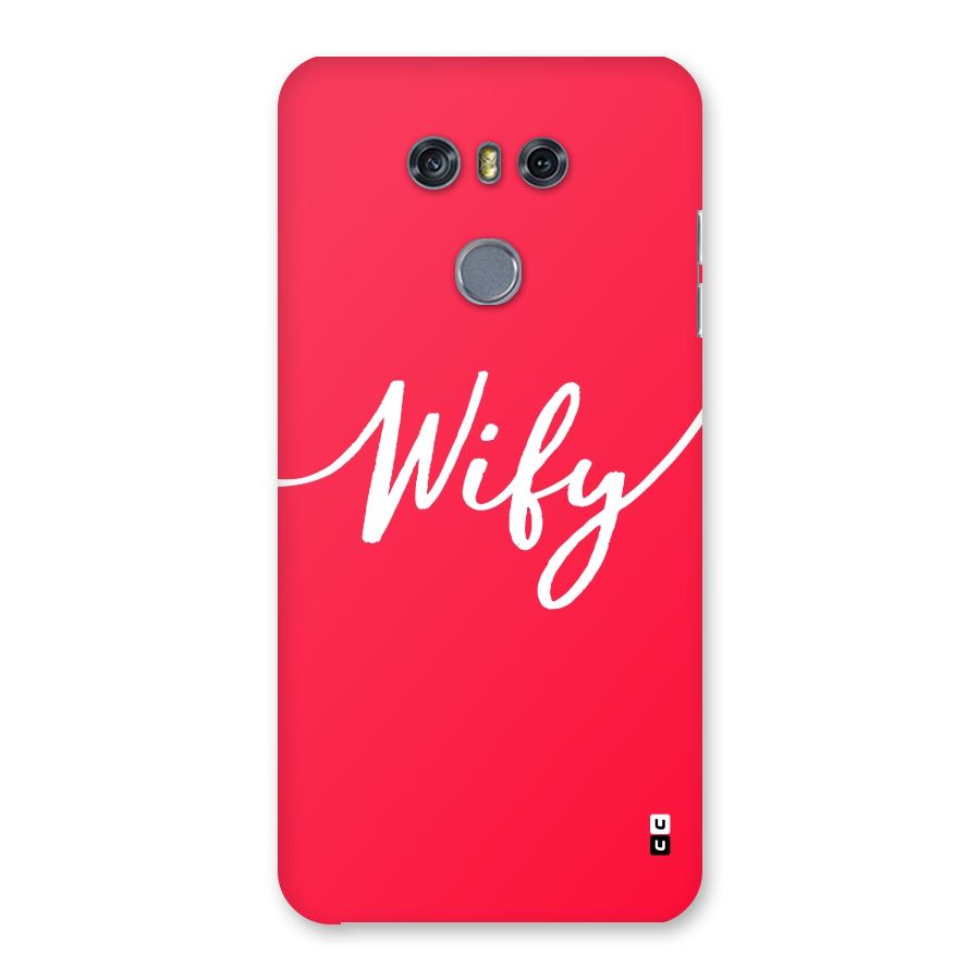 Wify Back Case for LG G6
