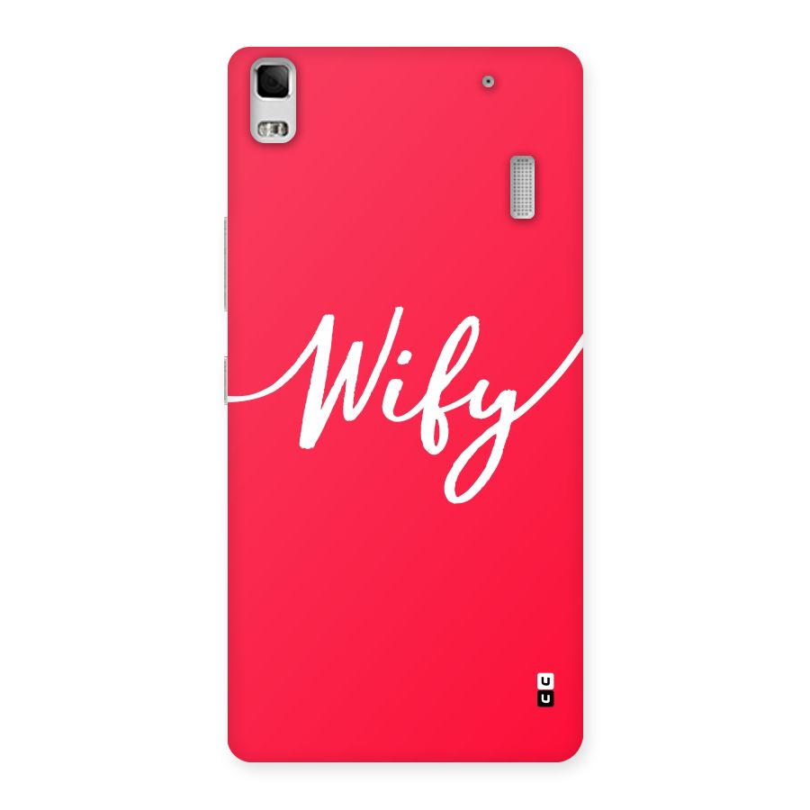 Wify Back Case for Lenovo A7000
