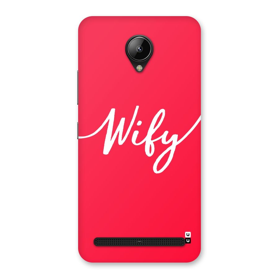 Wify Back Case for Lenovo C2