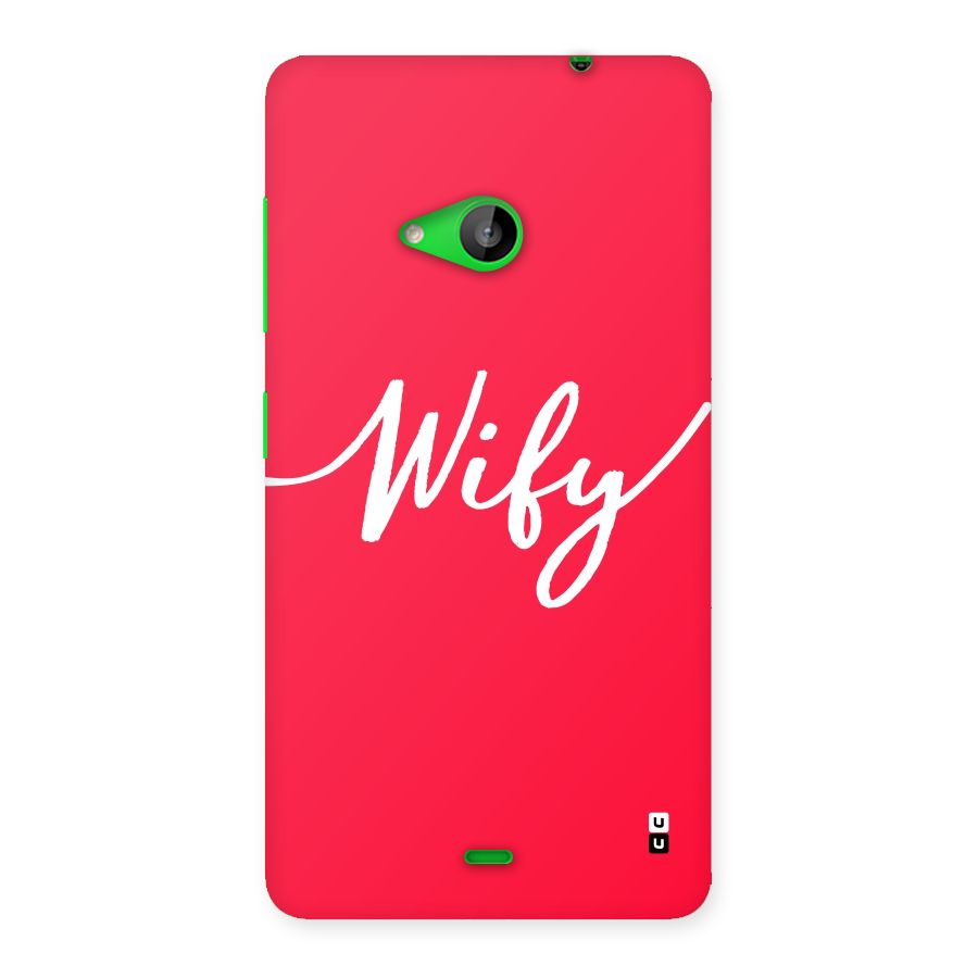 Wify Back Case for Lumia 535