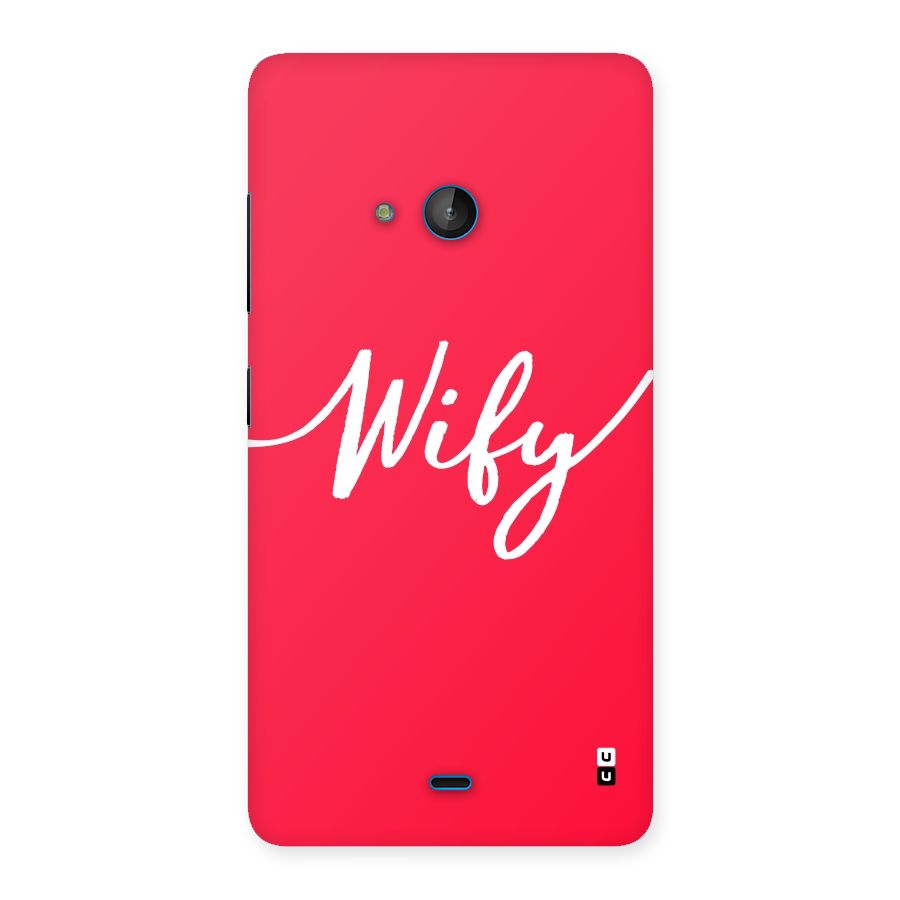 Wify Back Case for Lumia 540
