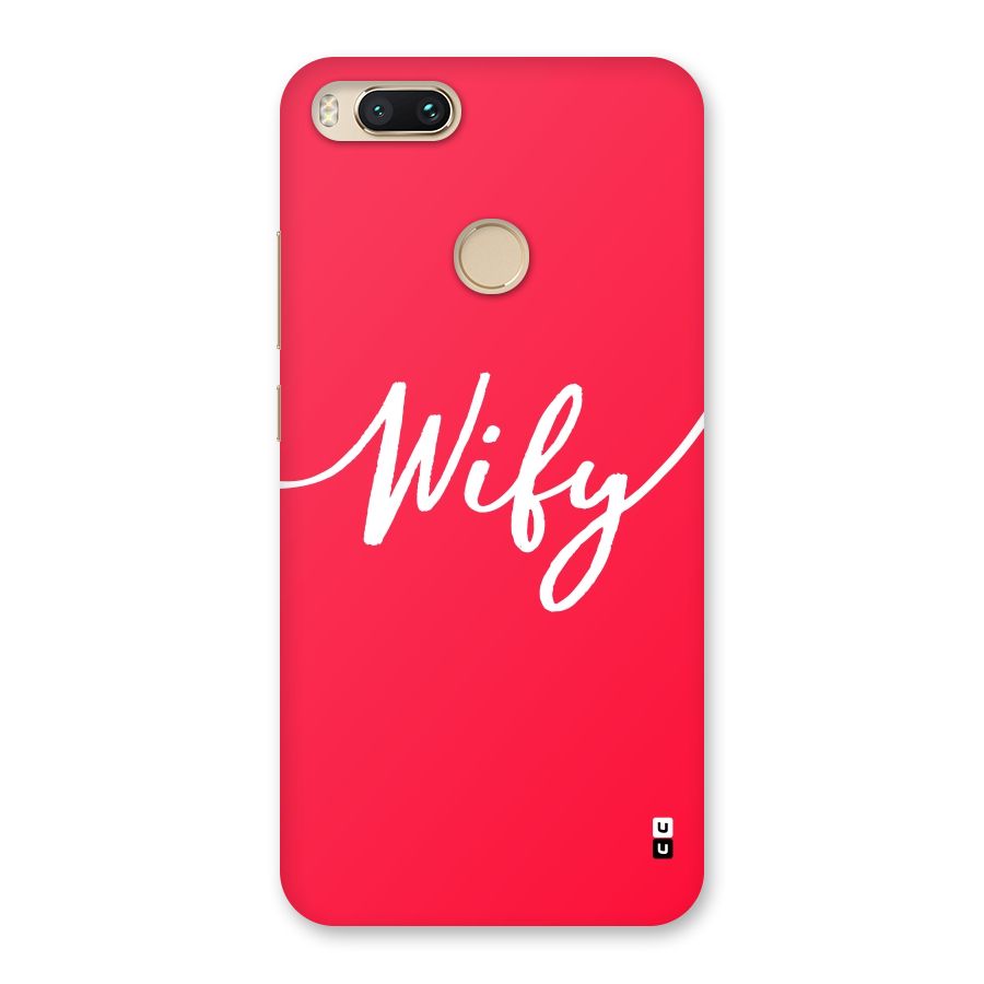 Wify Back Case for Mi A1