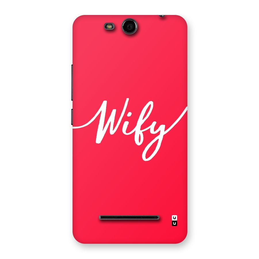 Wify Back Case for Micromax Canvas Juice 3 Q392