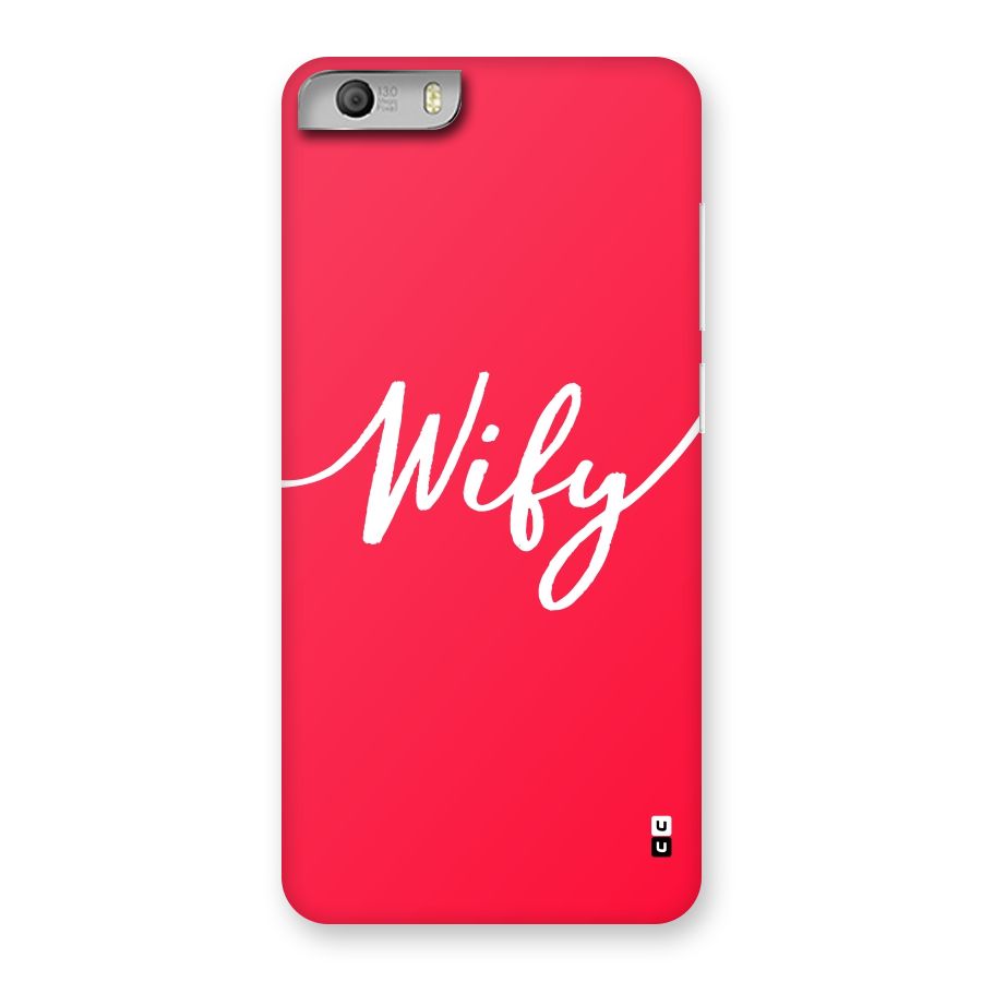 Wify Back Case for Micromax Canvas Knight 2