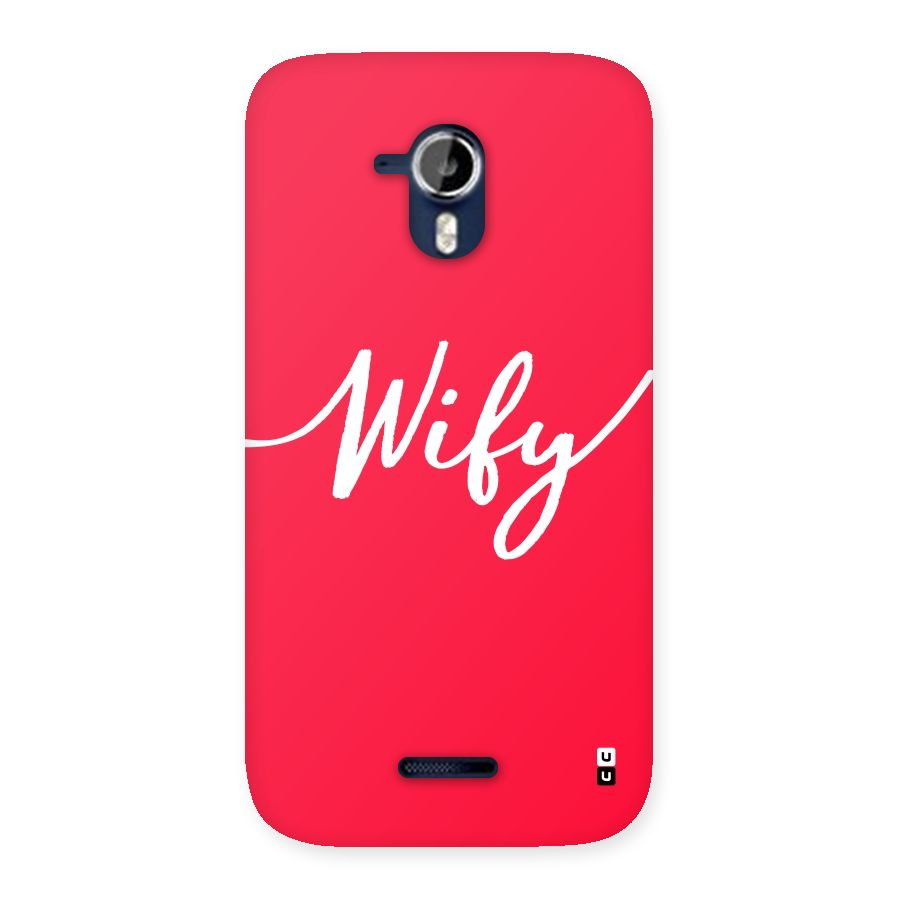 Wify Back Case for Micromax Canvas Magnus A117