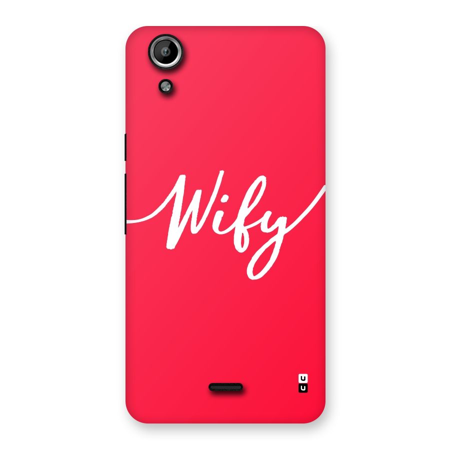 Wify Back Case for Micromax Canvas Selfie Lens Q345
