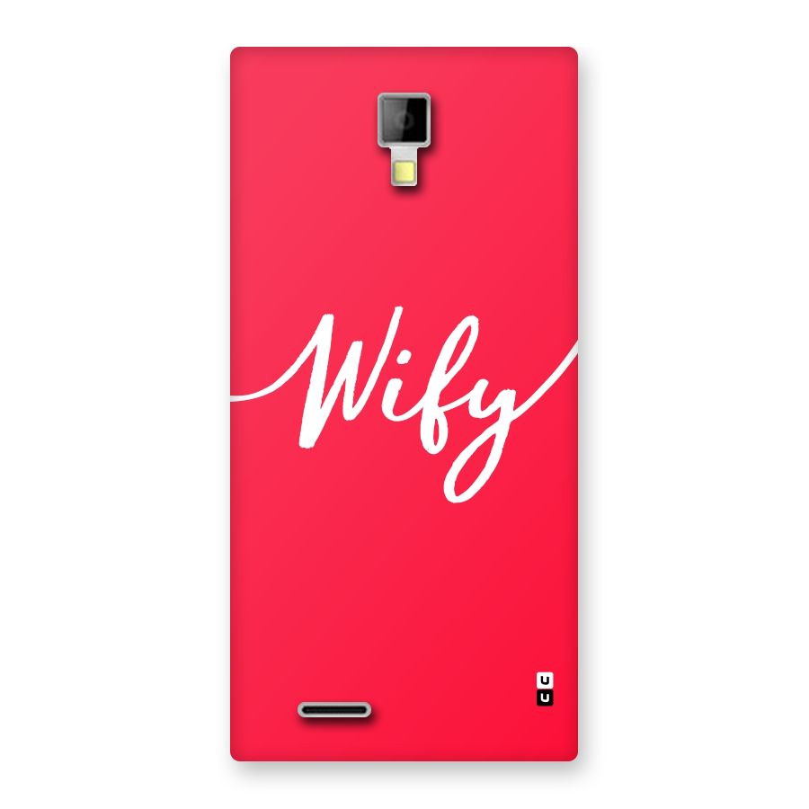 Wify Back Case for Micromax Canvas Xpress A99