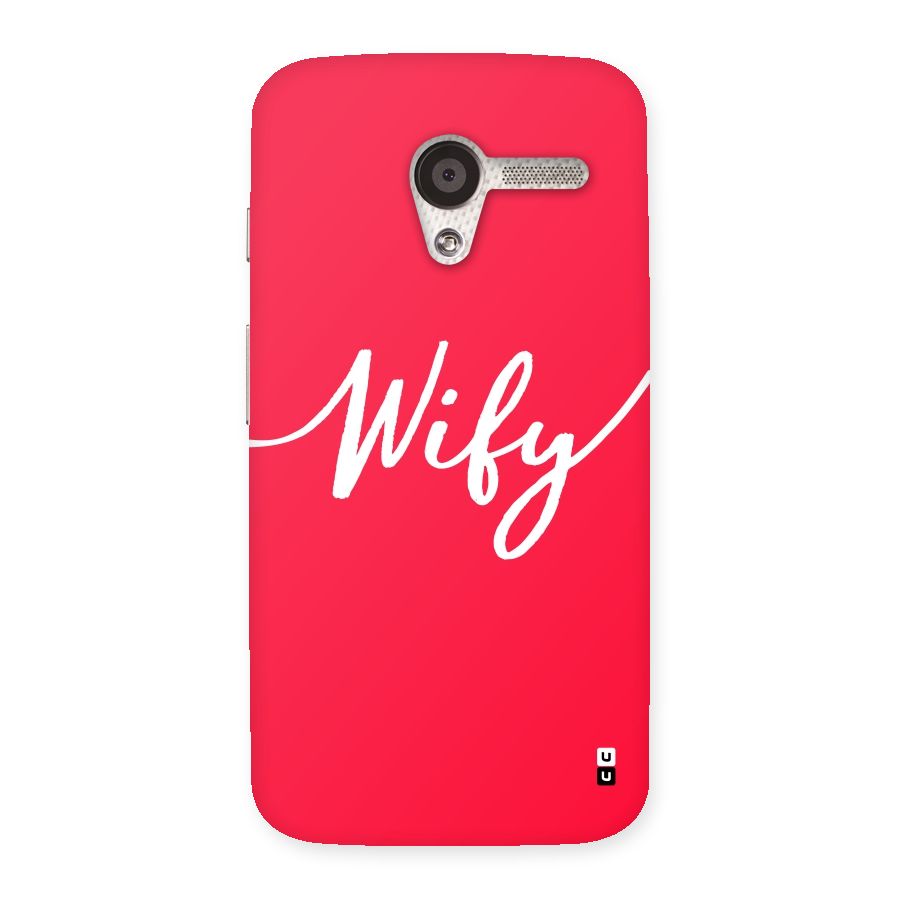 Wify Back Case for Moto X