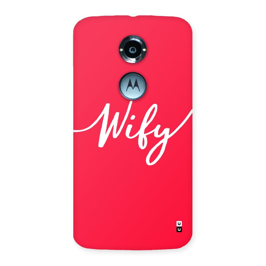 Wify Back Case for Moto X 2nd Gen