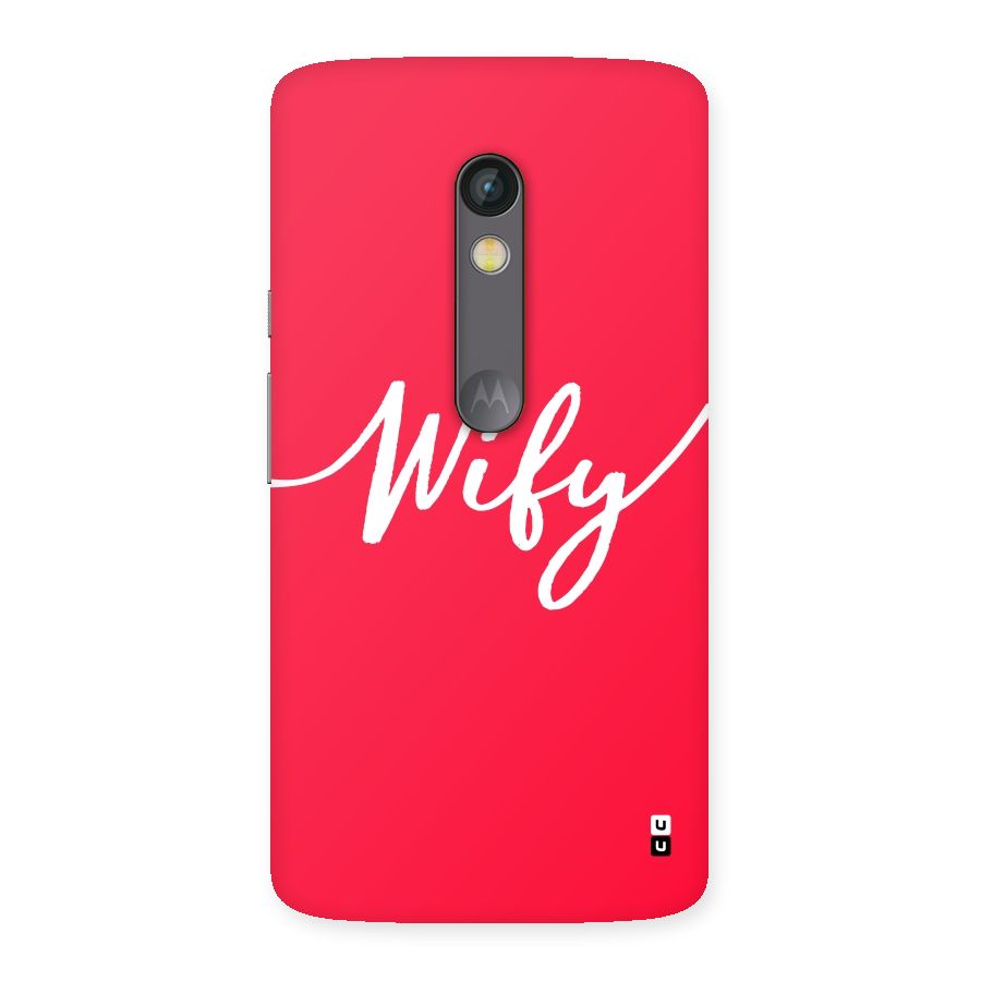 Wify Back Case for Moto X Play