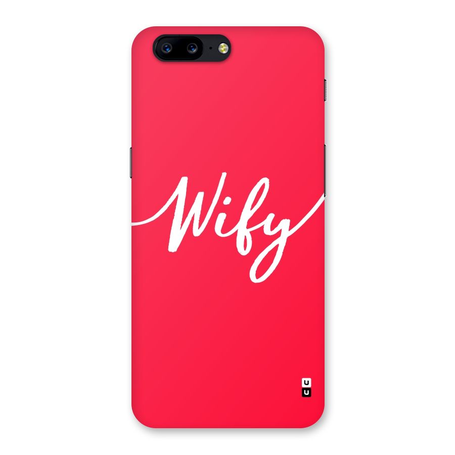Wify Back Case for OnePlus 5