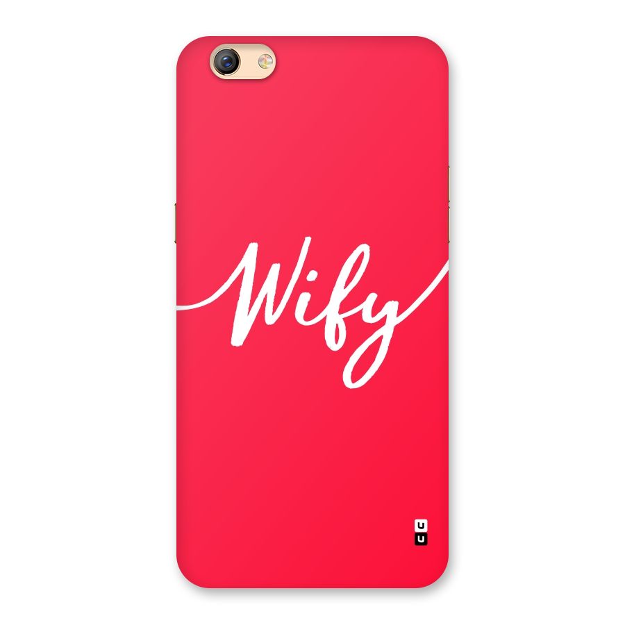 Wify Back Case for Oppo F3 Plus