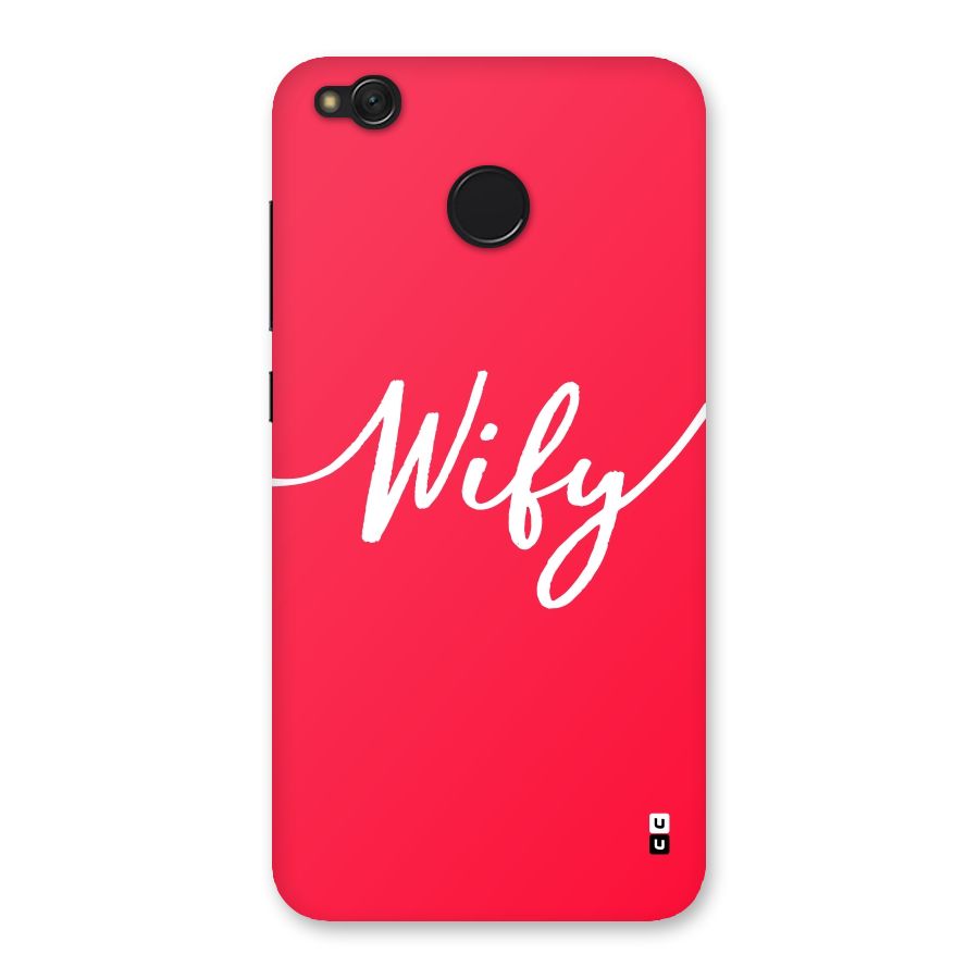 Wify Back Case for Redmi 4