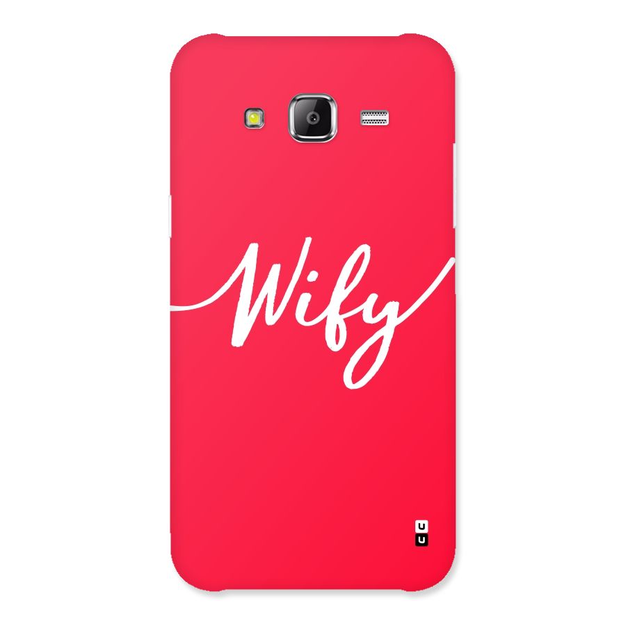 Wify Back Case for Samsung Galaxy J2 Prime