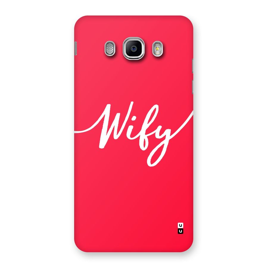 Wify Back Case for Samsung Galaxy J5 2016