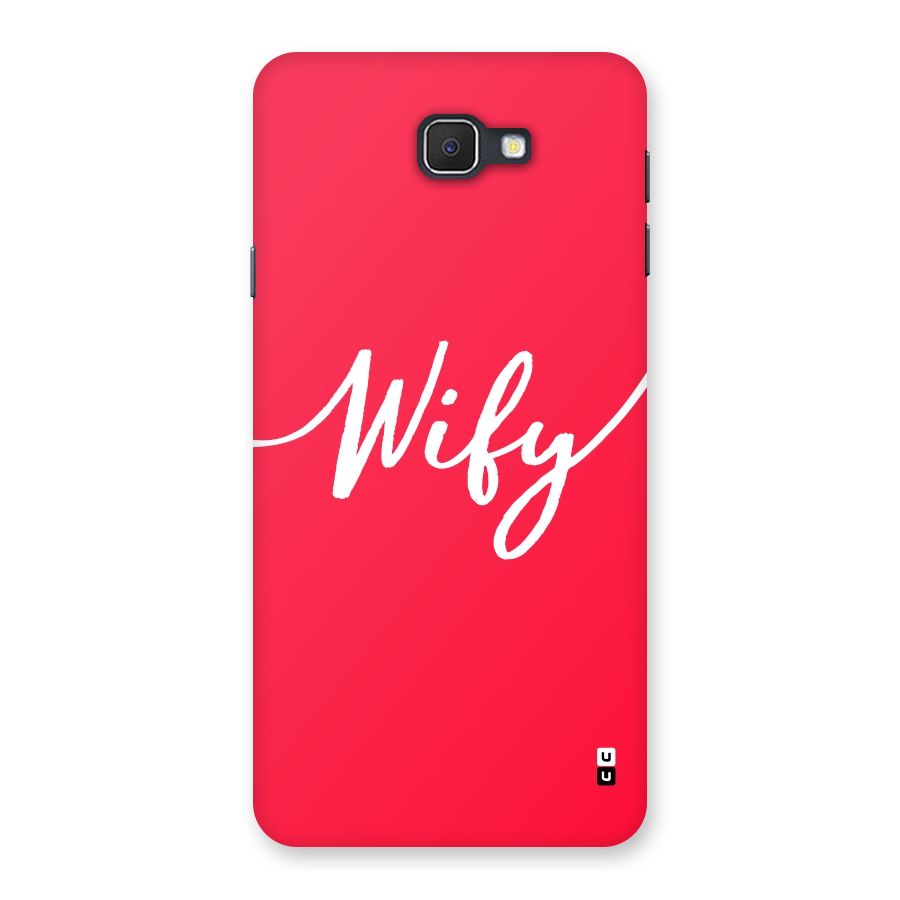 Wify Back Case for Samsung Galaxy J7 Prime