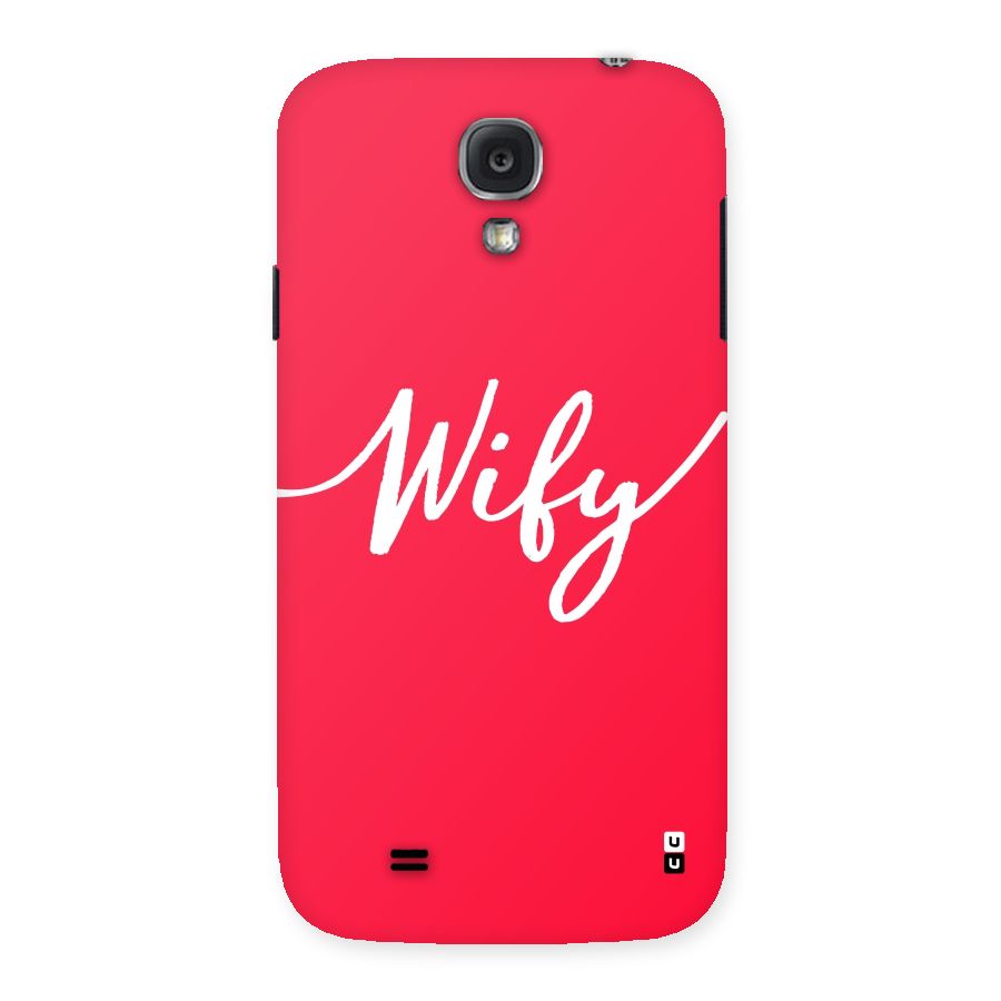 Wify Back Case for Samsung Galaxy S4