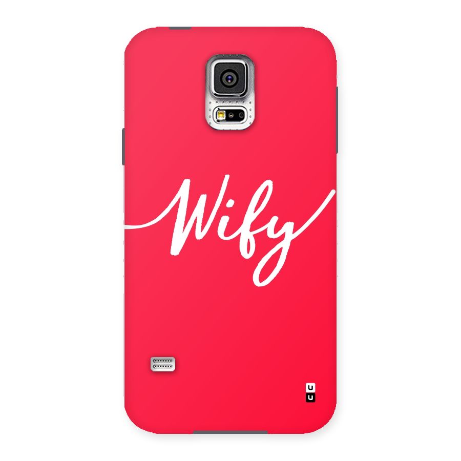 Wify Back Case for Samsung Galaxy S5
