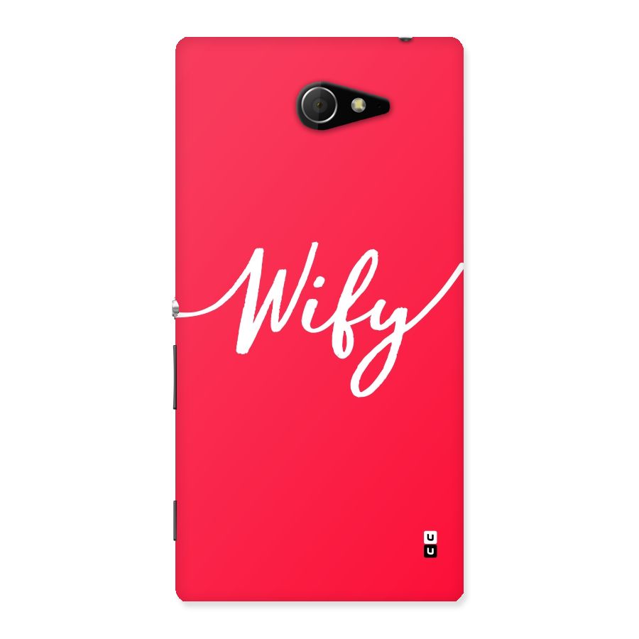 Wify Back Case for Sony Xperia M2