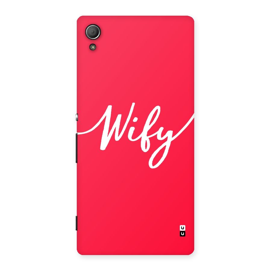 Wify Back Case for Xperia Z3 Plus