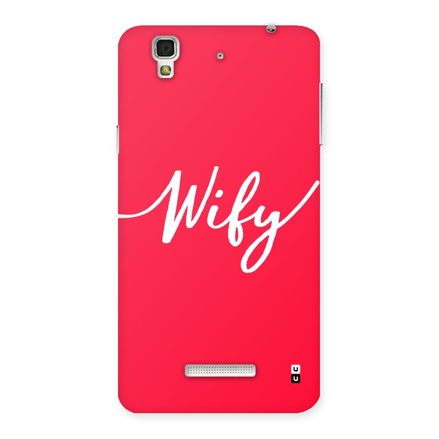 Wify Back Case for YU Yureka Plus