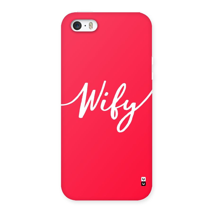 Wify Back Case for iPhone SE