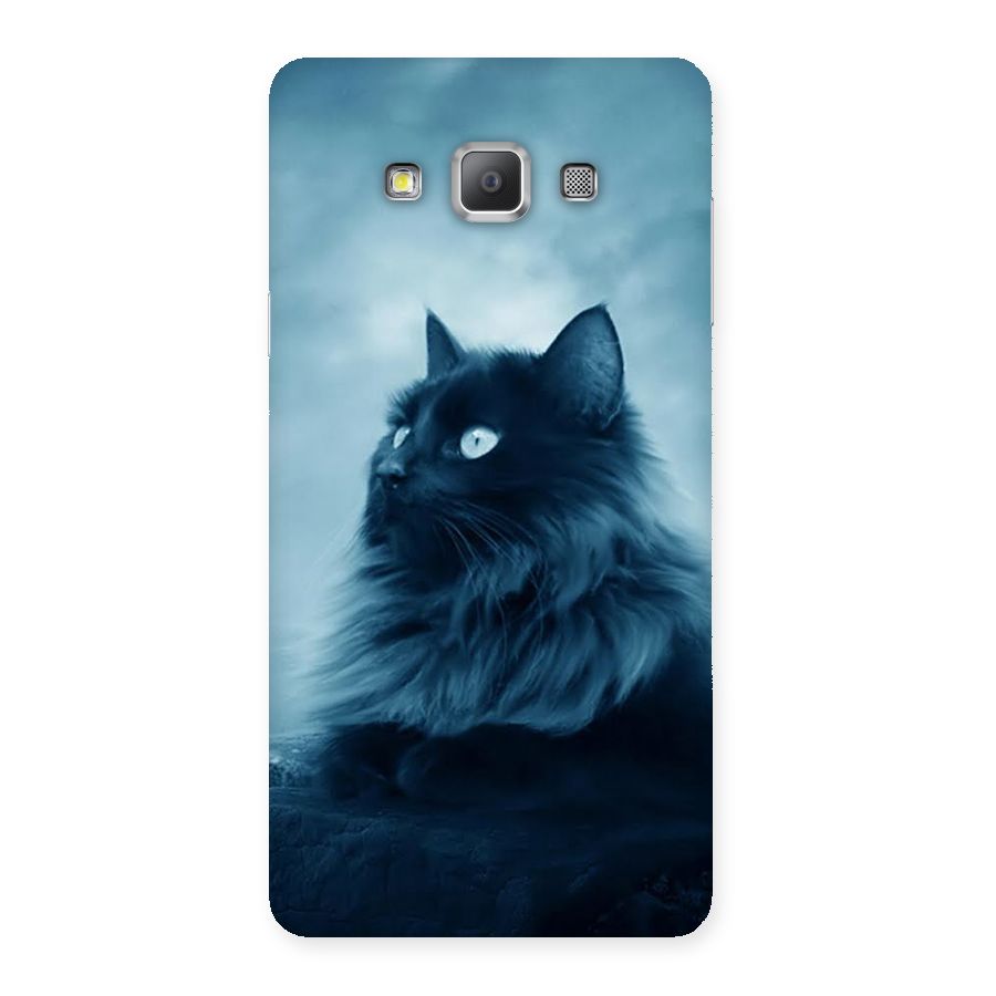 Wild Forest Cat Back Case for Galaxy A7