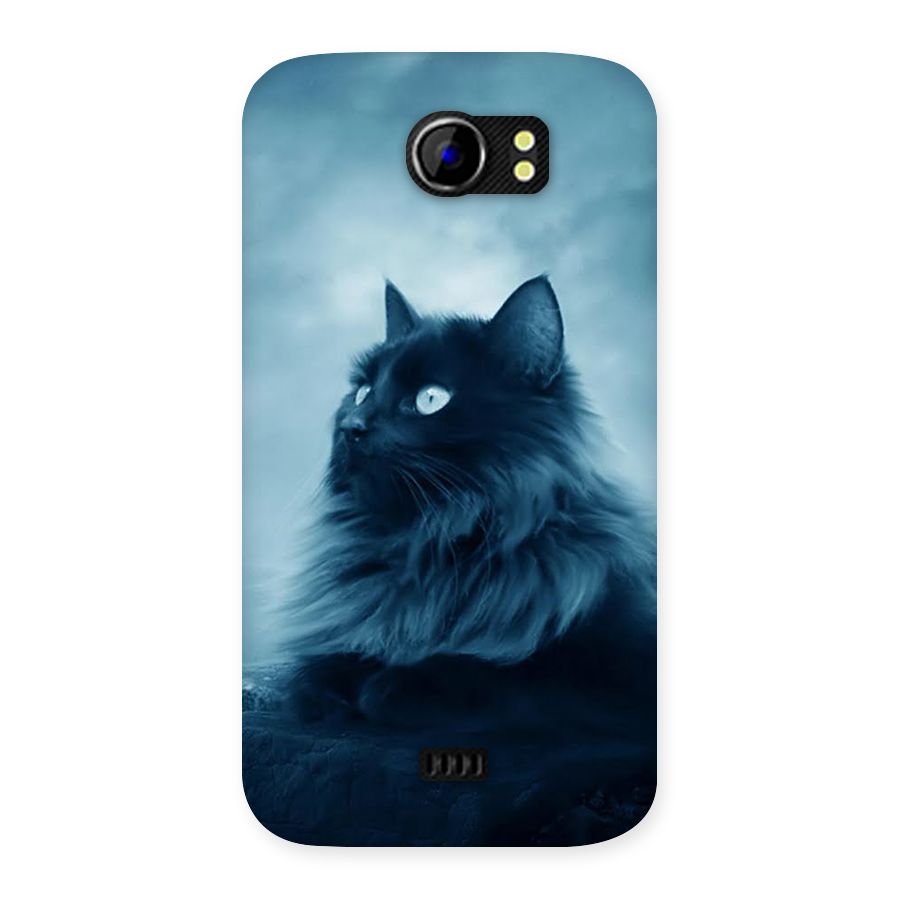 Wild Forest Cat Back Case for Micromax Canvas 2 A110