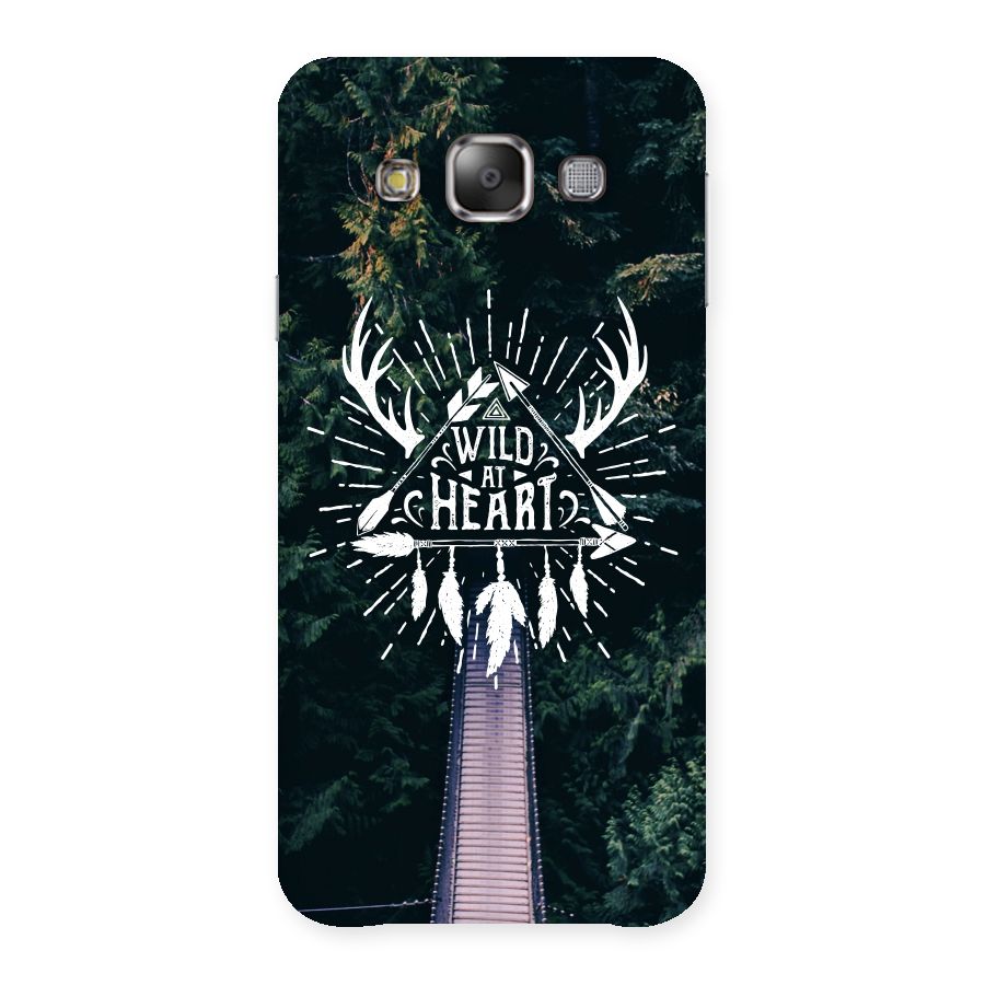 Wild Heart Back Case for Galaxy E7