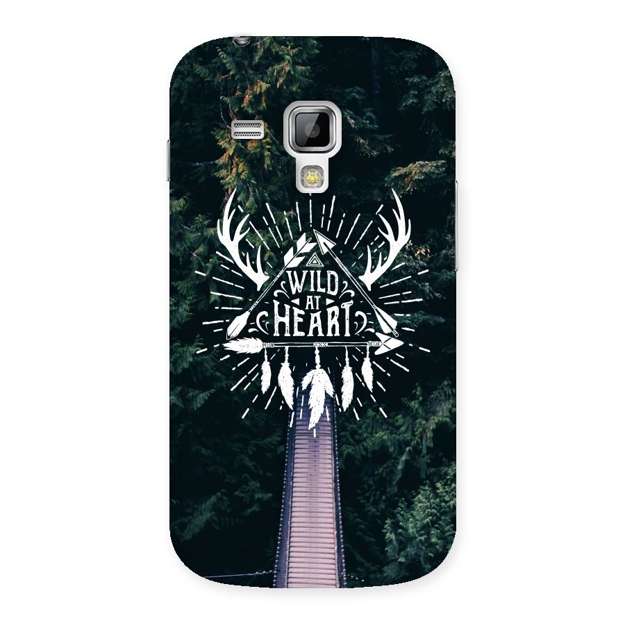 Wild Heart Back Case for Galaxy S Duos