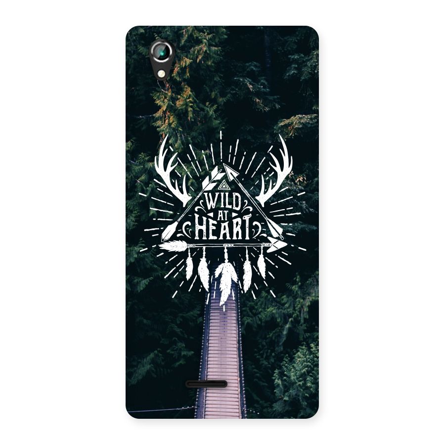 Wild Heart Back Case for Lava Iris 800