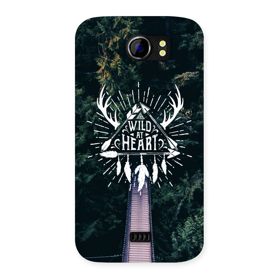 Wild Heart Back Case for Micromax Canvas 2 A110
