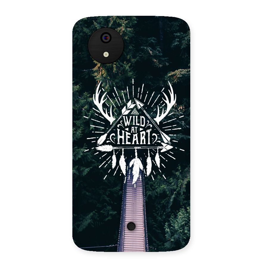 Wild Heart Back Case for Micromax Canvas A1