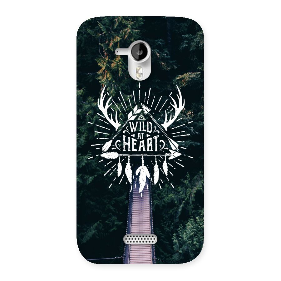 Wild Heart Back Case for Micromax Canvas HD A116