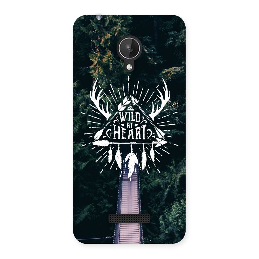 Wild Heart Back Case for Micromax Canvas Spark Q380