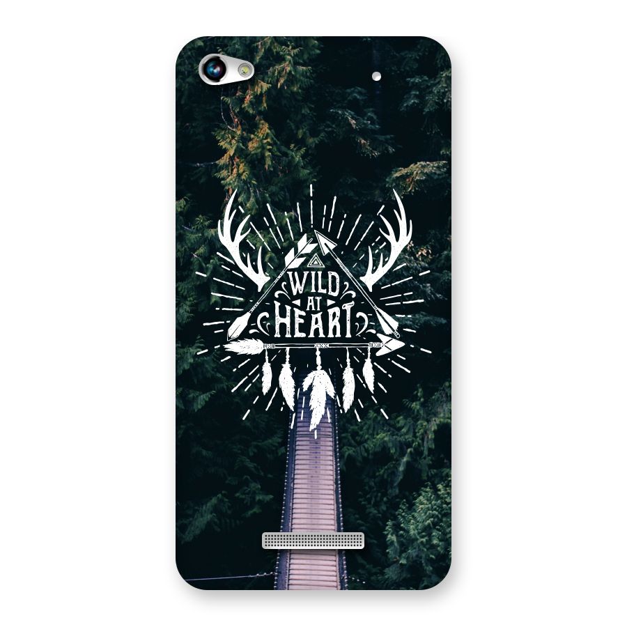 Wild Heart Back Case for Micromax Hue 2