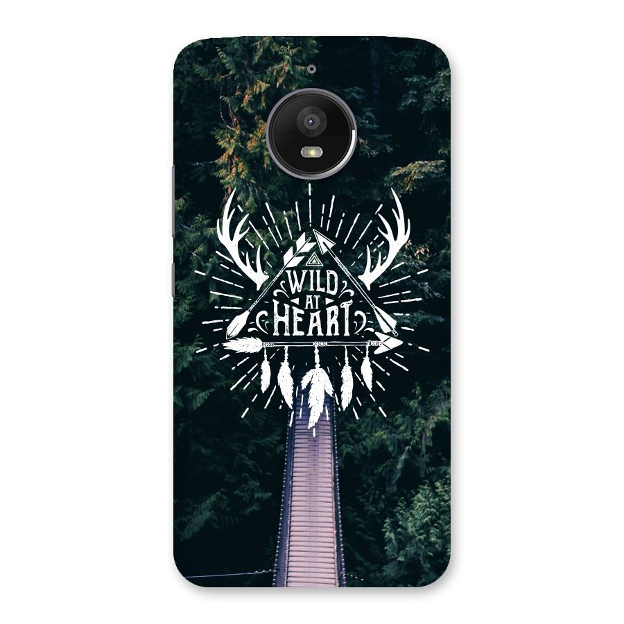 Wild Heart Back Case for Moto E4 Plus
